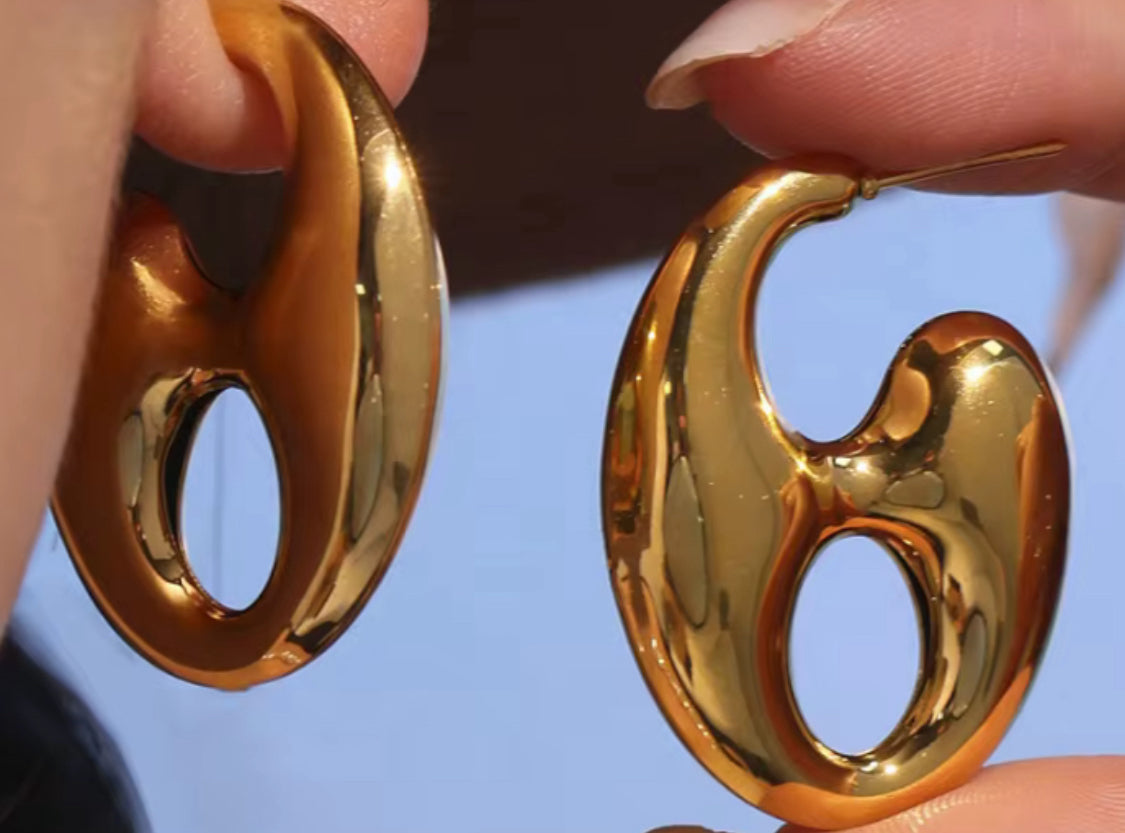 Marine Link Bold Earrings