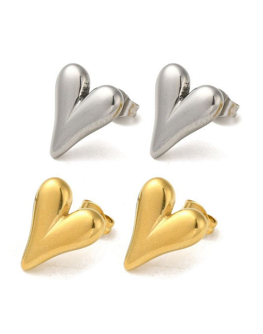 Heart Studs