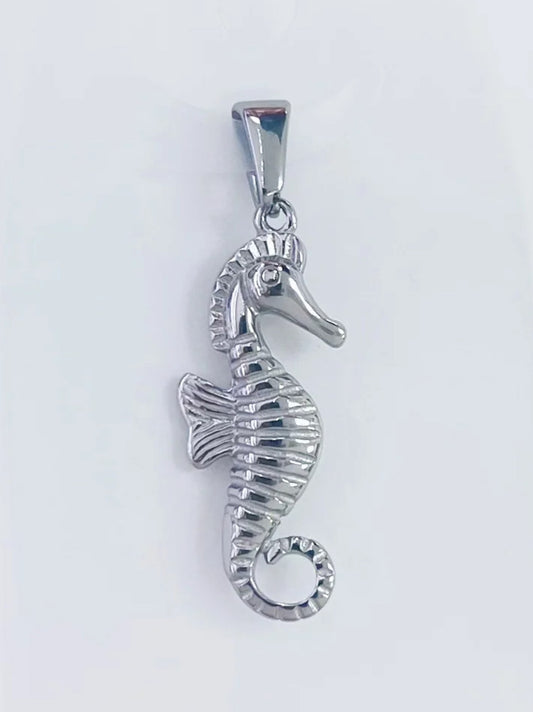 Seahorse Pendant with Chain