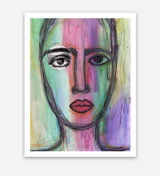 Rectangular Face Sticker